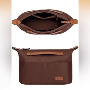 GIVLEFLY Extra Large Purse Organizer Insert with Zipper, 702/9